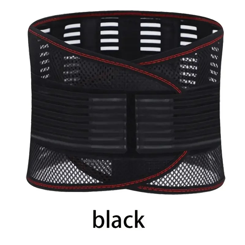 Lumbar Support Belt Anti-Skid Back Braces Waist Belt for Men Women Work Lower Back Pain Relief Spine Lumbar Support Belt