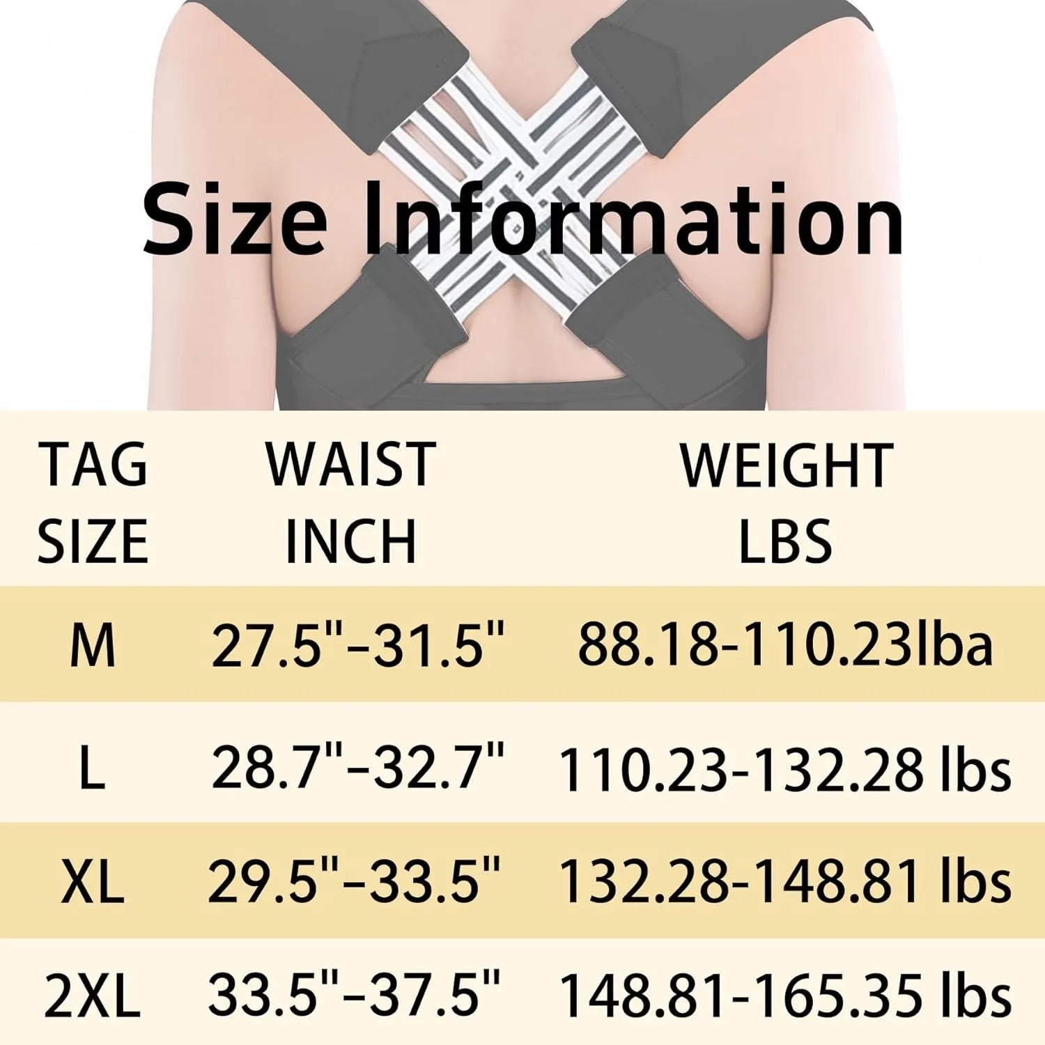 Posture Corrector for Women and Men, Adjustable Shoulder Posture Brace, Back Straightener Posture, Used for Middle Upper Spine