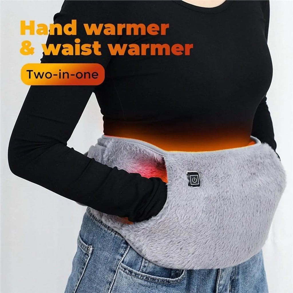 Abdominal Heating Pad 3-Levels Electric Waist Belt Warmer Heated Waist Belt for Menstrual Belly and Abdominal Comfort