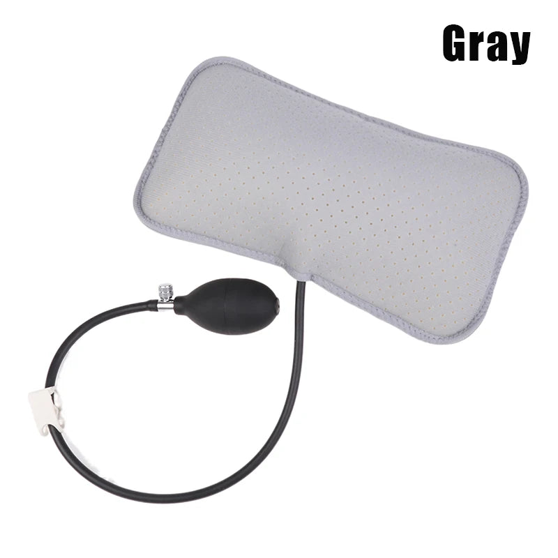 Inflatable Lumbar Support Cushion Portable Neck Shoulder Posture Correct Massage Pillows Orthopedic Design For Back Pain Relief