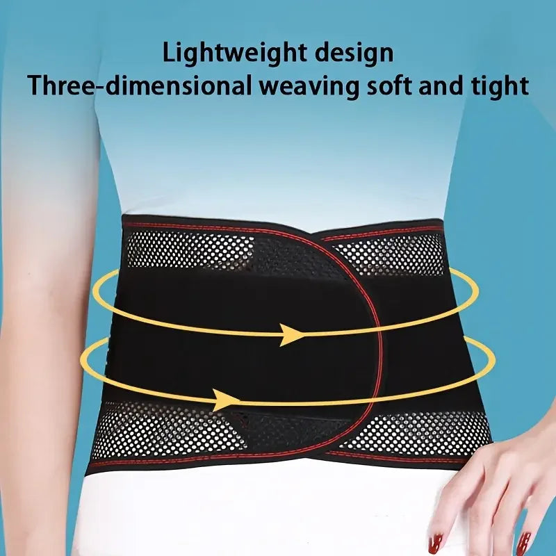 Lumbar Support Belt Anti-Skid Back Braces Waist Belt for Men Women Work Lower Back Pain Relief Spine Lumbar Support Belt