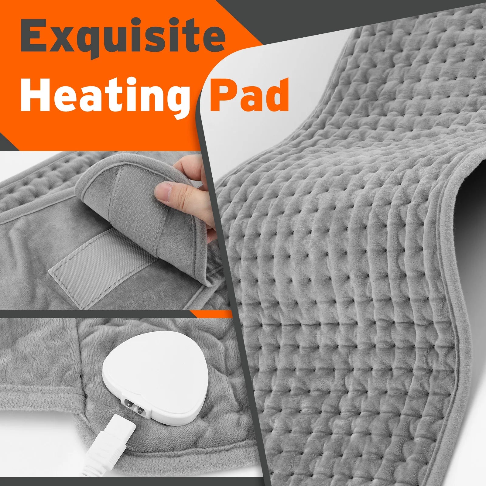 Electric Heating Pad Back Support Belt with Temperature Control Warm Blanket Warming for Waist Hand Leg Abdomen