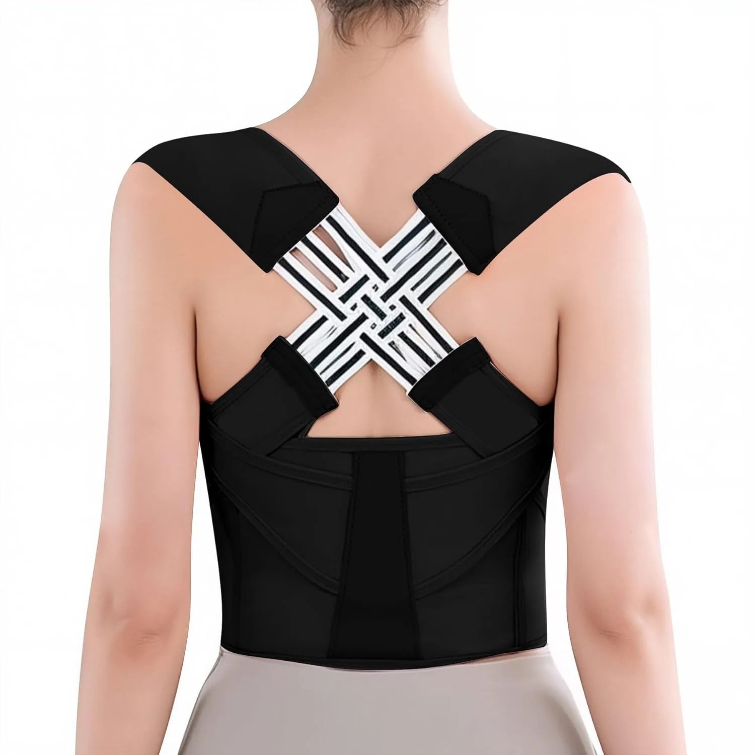 Posture Corrector for Women and Men, Adjustable Shoulder Posture Brace, Back Straightener Posture, Used for Middle Upper Spine