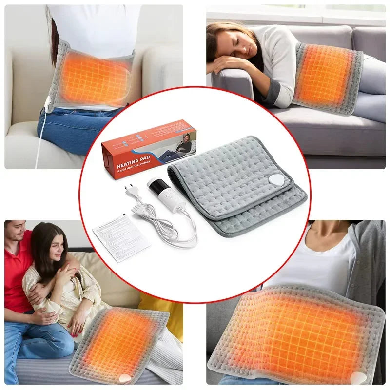 Electric Heating Pad Warm Winter Physiotherapy Blanket Shoulder Neck Legs Back Spine Leg Pain Relief Hot Compress Pad Cushion