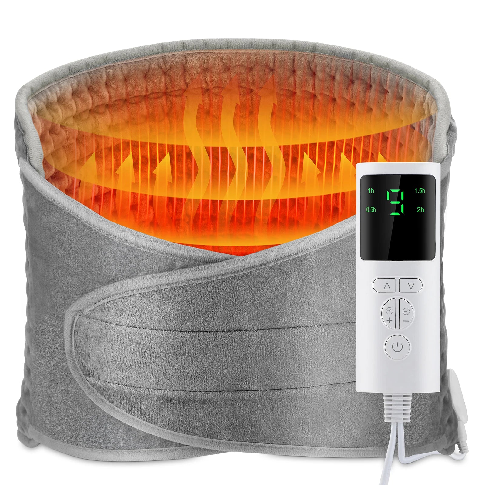 Electric Heating Pad Back Support Belt with Temperature Control Warm Blanket Warming for Waist Hand Leg Abdomen
