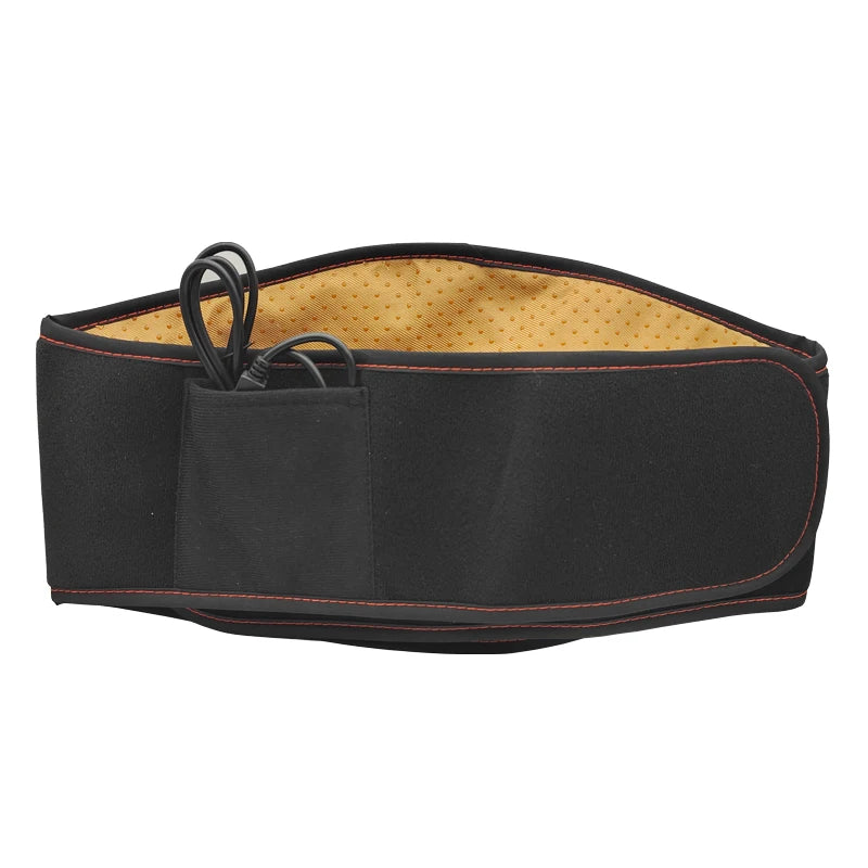 Far infrared USB Electric Heating Belt Tourmalin Heat Therapy Waist Massage Band Back Pain Support Brace Thermal Pad Warmer