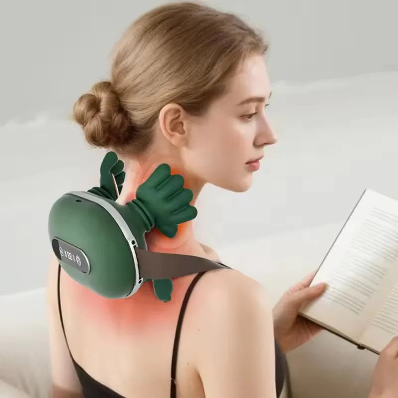 Electric Neck And Shoulder Muscle Massager Wireless Shoulder And Back Kneading Motor Neck Massage Shawl Neck masajeador Relax