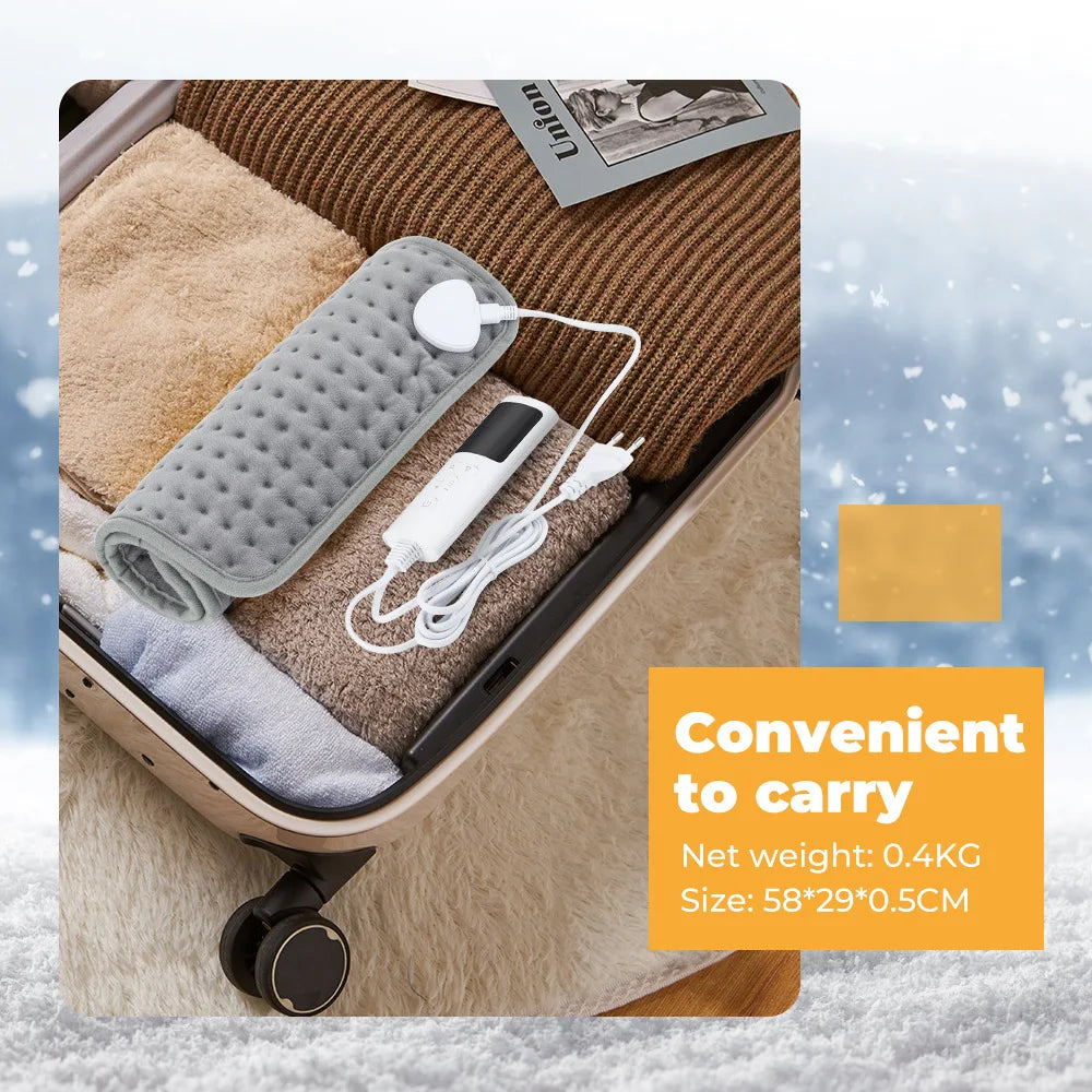 Electric Heating Pad Warm Winter Physiotherapy Blanket Shoulder Neck Legs Back Spine Leg Pain Relief Hot Compress Pad Cushion