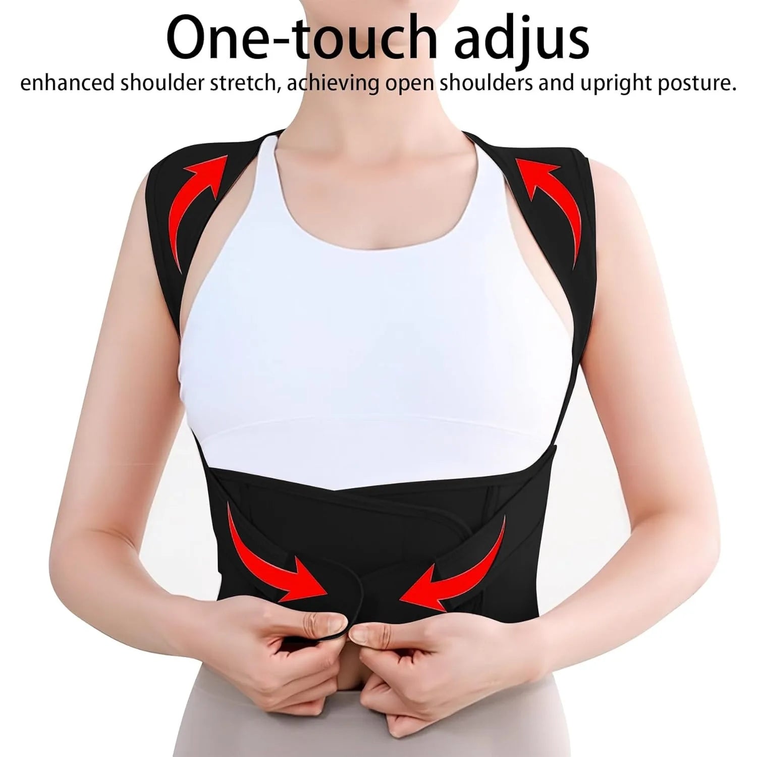 Posture Corrector for Women and Men, Adjustable Shoulder Posture Brace, Back Straightener Posture, Used for Middle Upper Spine