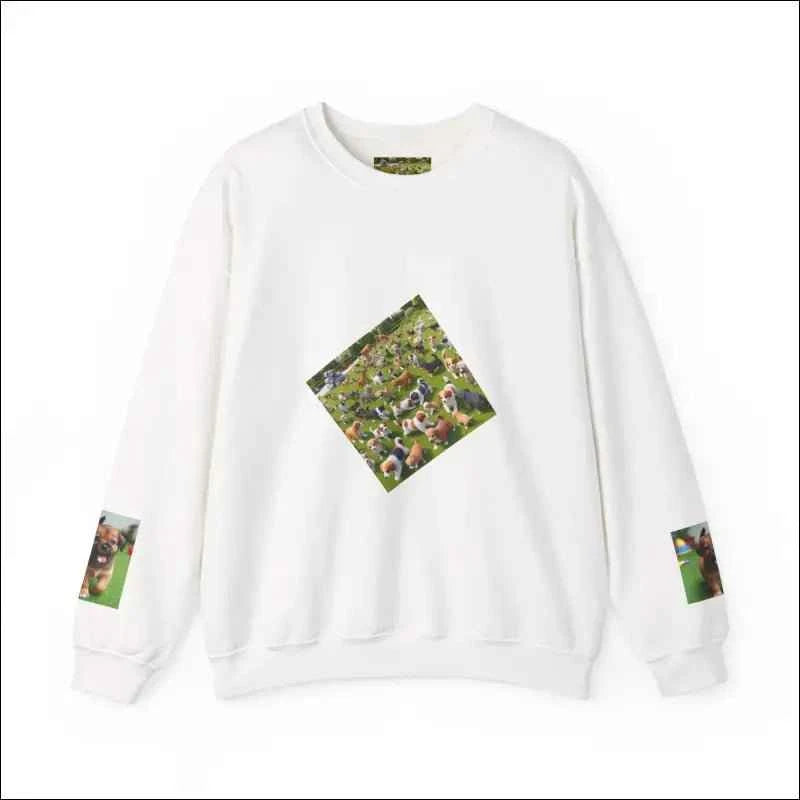 Cotton Blend Crewneck Sweatshirt - Felpa Cotone Design