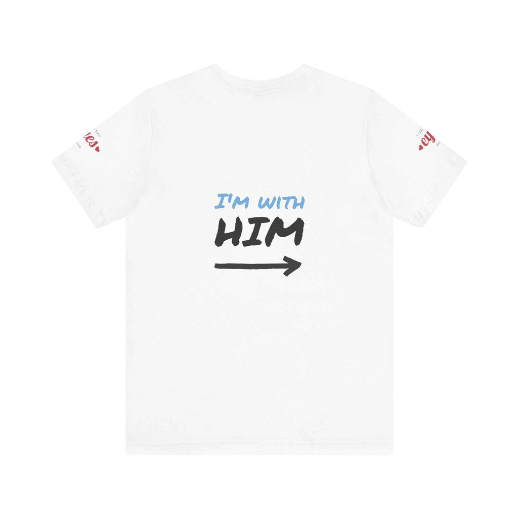 "I'm With Him" Unisex Jersey Tee - Fun Casual Shirt for Couples